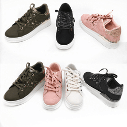 Damen Freizeit Sport Schuhe Sneaker Boots