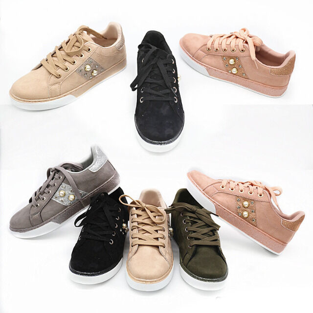 Damen Freizeit Sport Schuhe Sneaker Boots