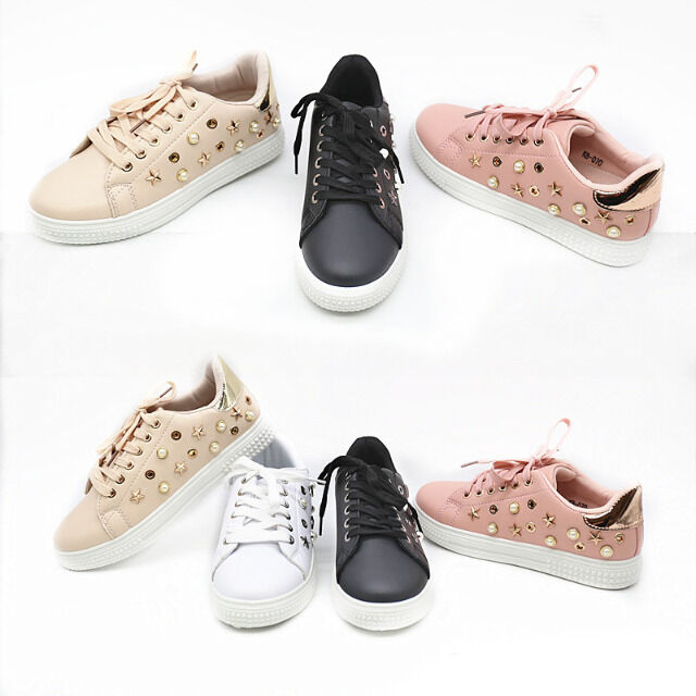 Damen Freizeit Sport Schuhe Sneaker Boots