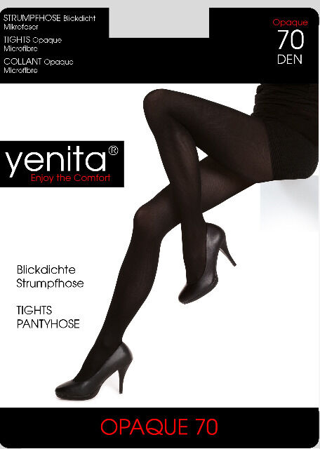 yenita® blickdichte 70 DEN Opaque Strumpfhose