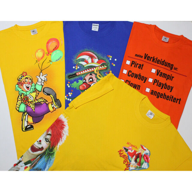 Karneval Fasching T-Shirt S-Xxl Fun Shirts 