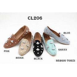 Damen Slipper Halbschuhe Ballerina