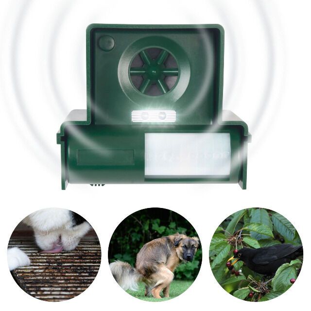 Ultraschall Hunde-und Katzenschreck mit Stroboskopblitz