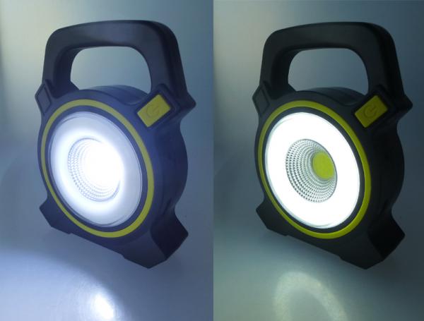 COB LED Arbeitslampe mit USB und Solarladung