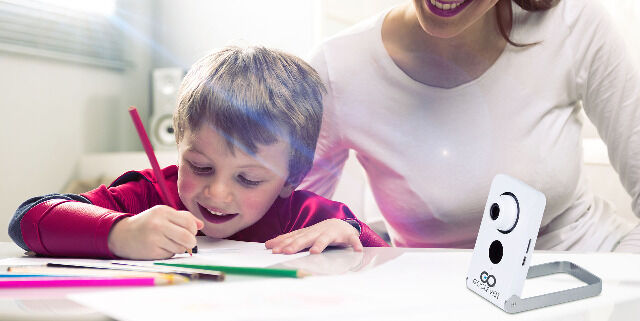 GoClever Nanny Eye 2 3in1 WLAN Smartphone Überwachungskamera Einbruchschutz Babyphone Überwachung Kamera Einbruch Kinderüberwachung Kinder 