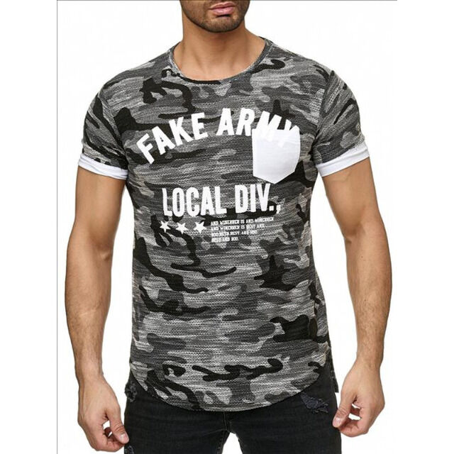 Herren Freizeit T-Shirt Oberteil