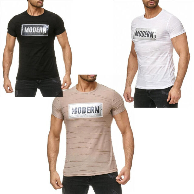Herren Freizeit T-Shirt Oberteil