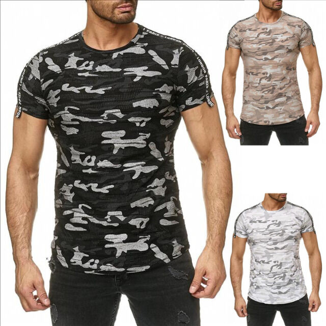 Herren Freizeit T-Shirt Oberteil