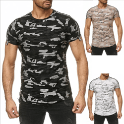 Herren Freizeit T-Shirt Oberteil