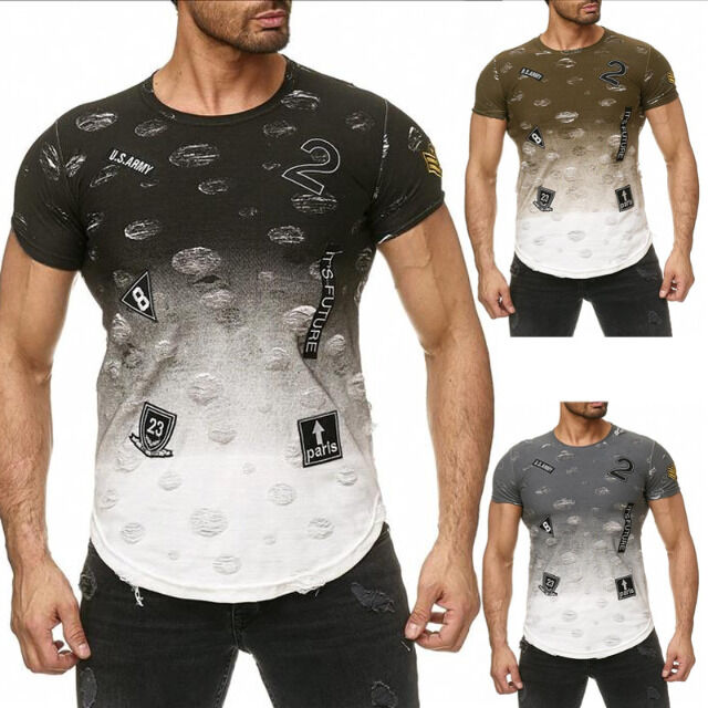 Men's leisure T-shirt top