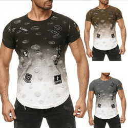 Herren Freizeit T-Shirt Oberteil