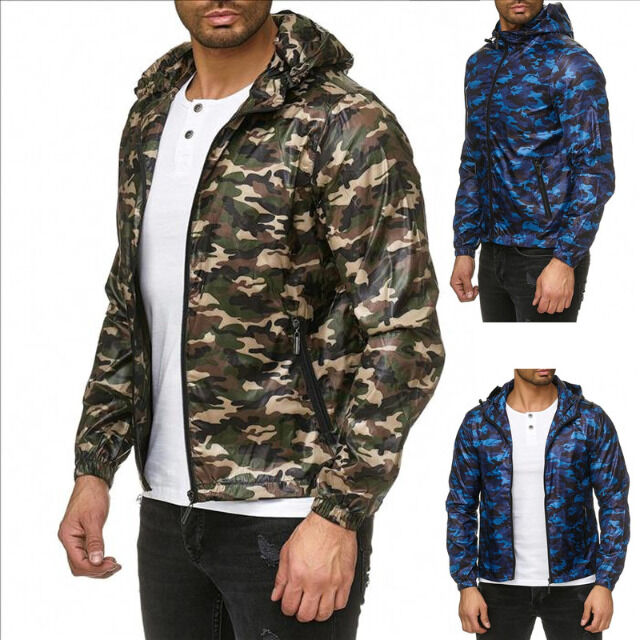 Herren Jacke Army Look