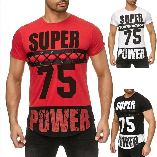 Herren Freizeit T-Shirt Oberteil