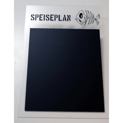 PST Schild 42 cm Platte mit Schieferfolie beschichtet Speiseplan zum beschriften