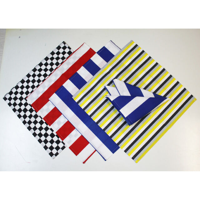 2er Set Stoff- Serviette Baumwoll Servietten 40x40 cm