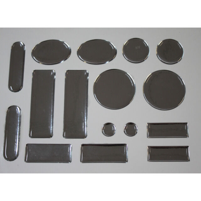Set 7x 16 Epoxy Aufkleber Anstossschutz Kantenschutz Prallschutz Tuerschutzpuffer
