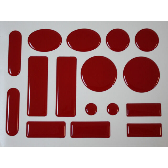 Set 7x 16 Epoxy Aufkleber Anstossschutz Kantenschutz Prallschutz Tuerschutzpuffer