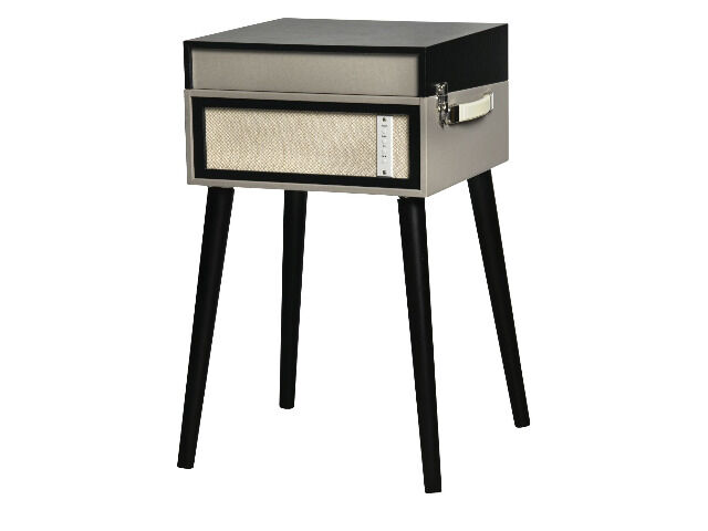 Denver VPL-150BT freistehender Retro Schallplattenspieler mit Bluetooth MP3, USB, Smartphonesteuerung