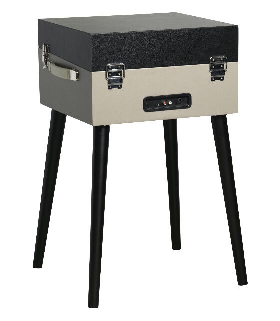 Denver VPL-150BT freistehender Retro Schallplattenspieler mit Bluetooth MP3, USB, Smartphonesteuerung