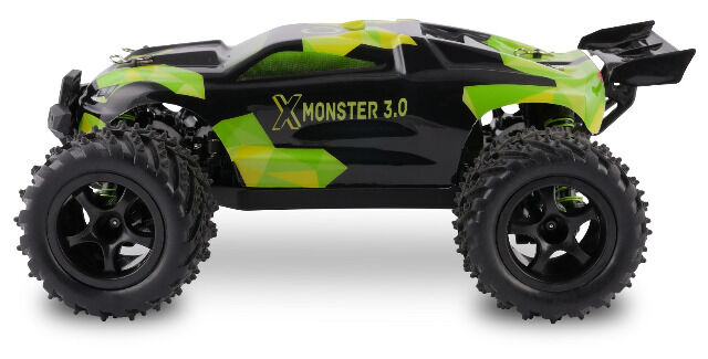 X-Monster Truck ferngesteuertes RC Auto 45 km/h, 1:18, 2 Akkus, Allrad, 100m Reichweite, Buggy, Modellbau, Modellauto, RC Car, Fernsteuerung