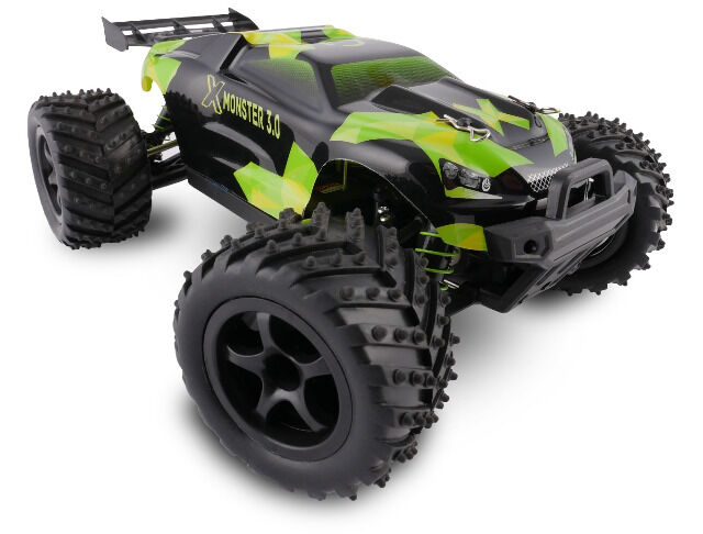 X-Monster Truck ferngesteuertes RC Auto 45 km/h, 1:18, 2 Akkus, Allrad, 100m Reichweite, Buggy, Modellbau, Modellauto, RC Car, Fernsteuerung