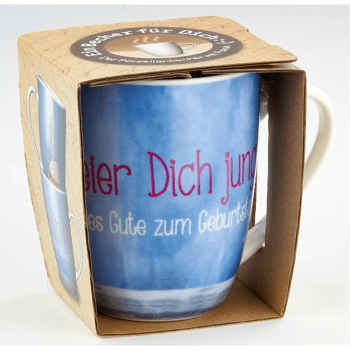 28 205813 Kaffeebecher Mit Spruch Feier Dich Jung Kaffeetasse Kaffeepott 15439502 Restposten De