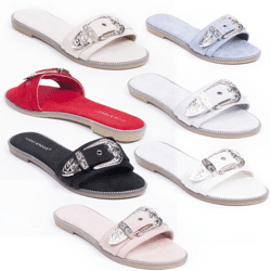 Ladies summer sandals slip-on shoes
