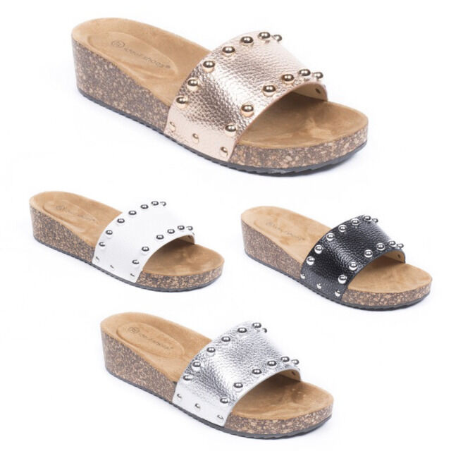 Damen Sommer Sandalen Slipper Schuhe