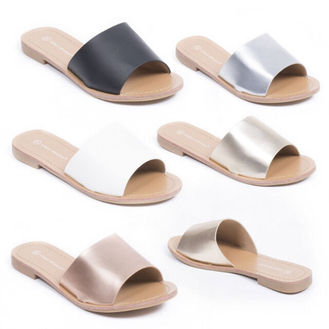 Damen Sommer Sandalen Slipper Schuhe