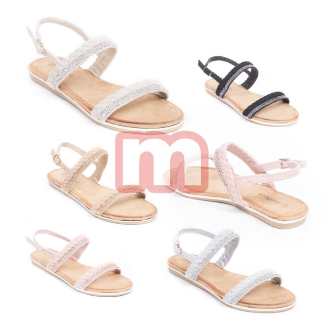 Damen Sommer Sandalen Slipper Schuhe