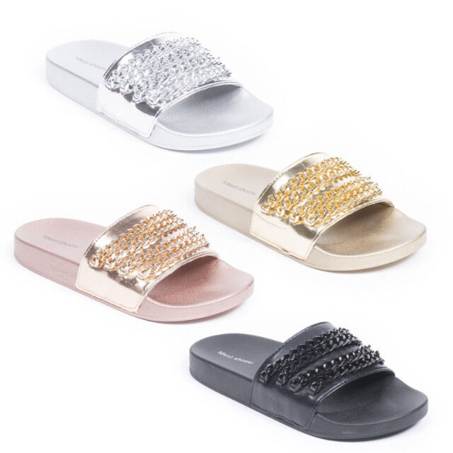 Damen Sommer Sandalen Slipper Schuhe