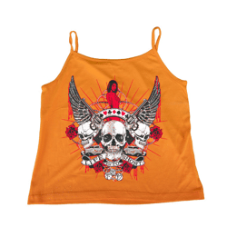 Top mit Spaghetti Traegern Groeße S - XL Tops mit verschiedenen Prints