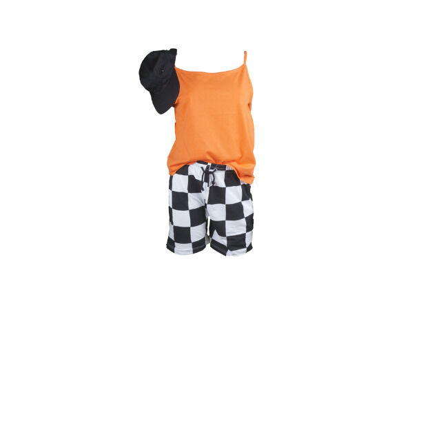 Top mit Spaghetti Trägern Tops neutral Groeße S M L orange