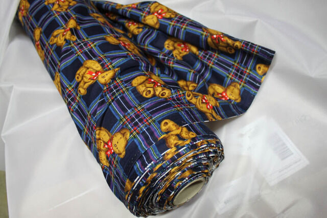 Stoff 1,40 m breit Meterware Kindermotiv Teddy 