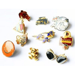 Set 25 x Anstecknadeln 30 mm emailliert Pin