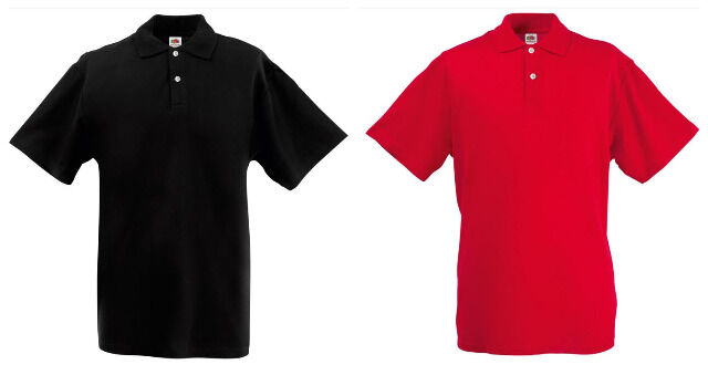 Fruit of The Loom Herren Polo Piquet Shirt Mix Kleidung Restposten Mix Marken Basics