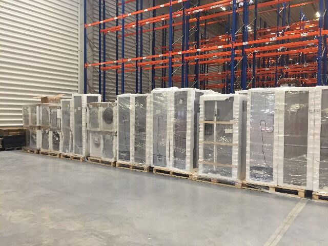 Weisse Ware: Waschmaschinen, Kühlschränke, Geschirrspüler, Trockner, Öfen