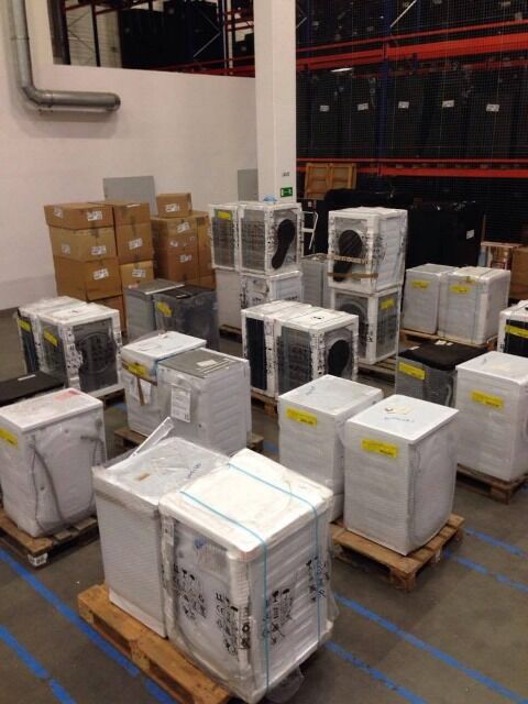 Weisse Ware: Waschmaschinen, Kühlschränke, Geschirrspüler, Trockner, Öfen