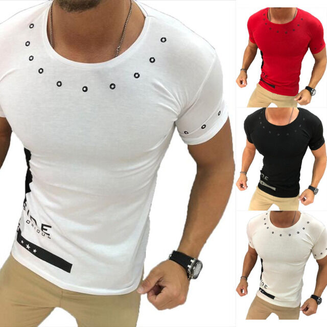 Herren Freizeit T-Shirt Oberteil