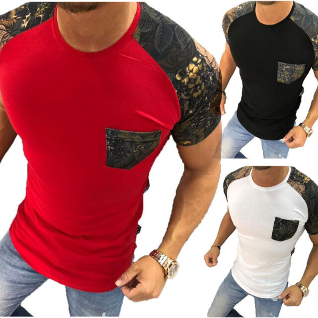 Herren Freizeit T-Shirt Oberteil