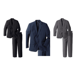 Men's Business Suit Remnant Suits Mix Set of 2 Jacket Pants Wholesale Clothing