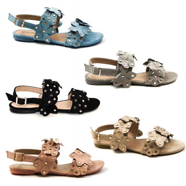 Damen Sommer Sandalen Slipper Schuhe