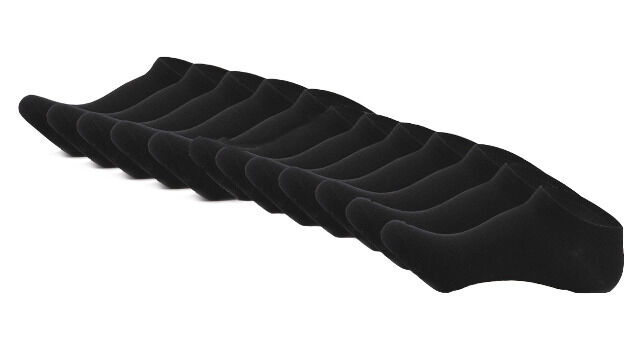 Garcia Pescara 6 Paar Sneaker Socken in schwarz Gr. 40-46 aus Baumwolle Füßlinge Sportsocken Herrensocken Damensocken Herren Damen Herr