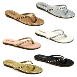 Ladies summer sandals slip-on shoes