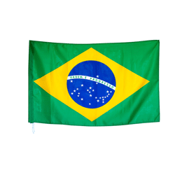 Länder Fahne Flagge Brasilien, 150 x 90 cm mit Band, f. WM , Party, Garten