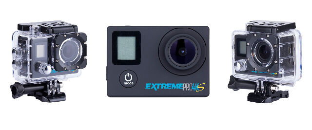GOCLEVER DVR EXTREME 4Ks Professional Set WLAN 4K Action Cam Outdoor Kamera Actioncam Filmen Aufnehmen Video