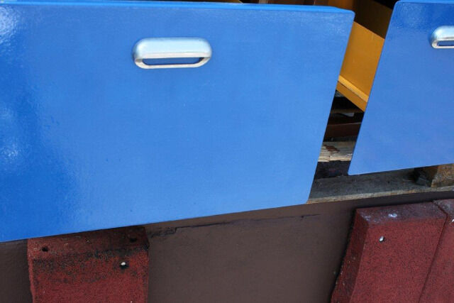 Grosser Metall- Flocktisch beflocken Beflockung Textilien veredeln