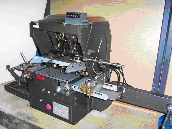 Etikettendrucker Labelmen PW 80 Buchdruckverfahren mit Klischee