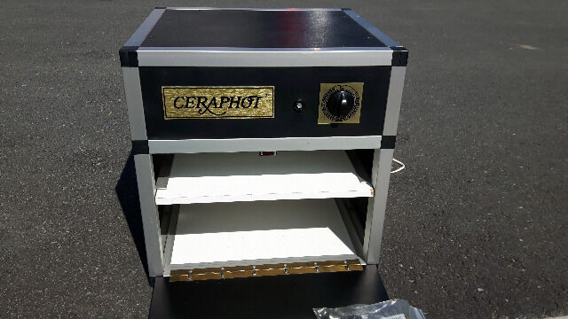 Kaltglasiergeraet Ceraphot Einbrennofen polymerisieren einkapseln