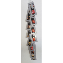 PROF Stabfeuerzeug ca. 11cm verschiedene Motive und Farben geblistert